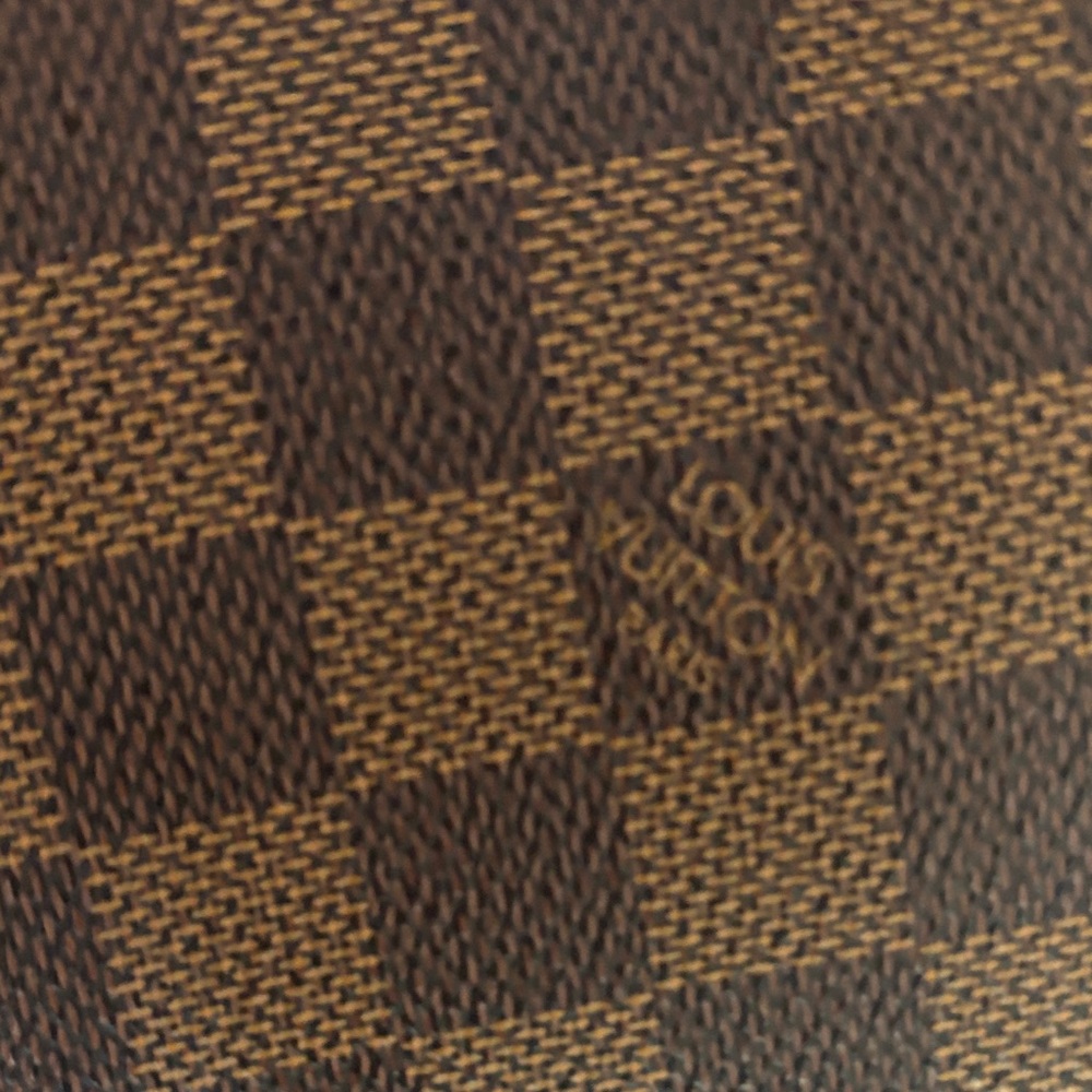 Louis Vuitton Brown Damier Ebene Tote with Red Interior - Picture 16 of 16